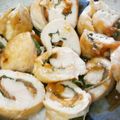 大福様's cooksnap of when they made 鶏ササミの梅肉大葉巻き.