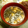 文蔵子's cooksnap of when they made 三重県の定番！アオサとなめこのお味噌汁.