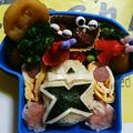 えりちゃお's cooksnap of when they made キャラ弁 ニンニン☆スターニンジャー☆.