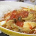よっしゃん's cooksnap of when they made ■鶏肉ときのこのモッツァレラトマトカレー.