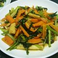 すみっこまま's cooksnap of when they made 小松菜と しめじ エリンギの胡麻油炒め！.