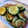 bimibimi's cooksnap of when they made ズッキーニのベーコン炒め.