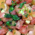 ♪まるえ's cooksnap of when they made ３分で完成☆大葉とトマトのイタリアン豆腐.