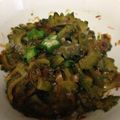 わかこっち's cooksnap of when they made 簡単!ゴーヤなすオクラのおかか和え.