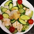 そらゆいのママ's cooksnap of when they made つるん鶏むね肉ときゅうりのおろしポン酢♪.