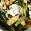 HaLu＊'s cooksnap of when they made ＊おいなりさんのあげで小松菜の巣籠もり＊.