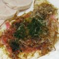 ちょぽまま's cooksnap of when they made お好み焼き？な目玉焼き.