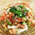 mamagokko's cooksnap of when they made 氷トマトのぶっかけそうめん.
