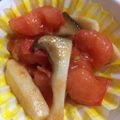 わく智's cooksnap of when they made エリンギとトマトの炒め.