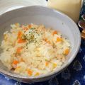 pecomuu's cooksnap of when they made 炊飯器に入れるだけ！にんじんピラフ.