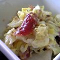 boricco's cooksnap of when they made キャベツとウインナーの胡麻味噌マヨ和え.