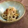 のんびりはるみむし's cooksnap of when they made ゴマ油香る♪レンコンのピリ辛炒め.