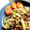賢くんママ's cooksnap of when they made 豚肉とセロリのさっぱりレモンソース炒め♪.