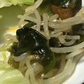記念樹's cooksnap of when they made ルクエでさっぱりもやしとわかめのナムル〜.