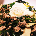 むぃ♪'s cooksnap of when they made ファミレス風ほうれん草の目玉焼きソテー.