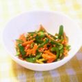 あ～ちゃんさ～ちゃん's cooksnap of when they made お弁当にも♡人参とピーマンのきんぴら.