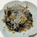 とんでもネズミ's cooksnap of when they made ナスとちりめんじゃこのサラダ.
