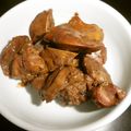 かたのさくら's cooksnap of when they made 鶏肝の赤ワイン煮☆.