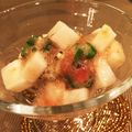 kinoshita's cooksnap of when they made オクラと長芋の梅合え(^o^).