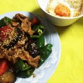 1023asuka's cooksnap of when they made ナスと豚肉の甘味噌丼.