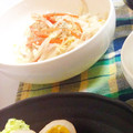 うみのらあこ's cooksnap of when they made 簡単！　もやし&おから&しそのポン酢和え.