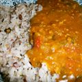 ひとりご飯作り's cooksnap of when they made 圧力鍋で簡単。なすとトマトと挽肉のカレー.