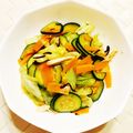 ♪りぼん♪'s cooksnap of when they made キャベツとズッキーニの塩昆布炒め.