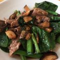 まきりん07's cooksnap of when they made つるむらさきと豚肉のケチャップ炒め.