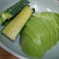 ケム's cooksnap of when they made ウクレレ校長先生レシピ　アボカドぬか漬け.