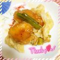 しろくまmama＊'s cooksnap of when they made 鶏肉とキャベツのピリ唐オイソース炒め♪.