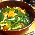 グリーンラブ's cooksnap of when they made モロヘイヤとなめこの和風スープ.