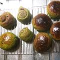 shiho_mmm's cooksnap of when they made 抹茶あんぱん♪.