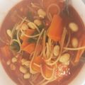 ゆめた918's cooksnap of when they made 大豆とトマトの簡単時短スープ.