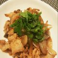 マニー・パッキャオ's cooksnap of when they made 豚肉と長ネギの大葉にんにく醤油炒め♪.