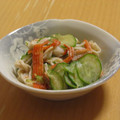もんしゅしゅ's cooksnap of when they made さっぱり☆きゅうりとカニカマ甘酢和え.