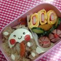たにたーに's cooksnap of when they made とっても簡単☆傘ちゃんの雨降りお弁当★.