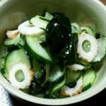 とりてんちゃん's cooksnap of when they made きゅうりの酢の物.