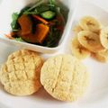 Sugar☆eyes's cooksnap of when they made メロンパンみたいなプチパン.