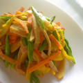 野菜のはたけ's cooksnap of when they made 簡単！コリンキーといんげんのカラフル炒め.