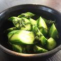 てりもこ's cooksnap of when they made 簡単　きゅうりの浅漬け.