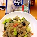 ゆきさく♪'s cooksnap of when they made 和風梅酢ドレッシングのサラダ ♪.