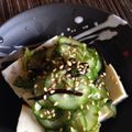 ごごんた's cooksnap of when they made きゅうりと塩昆布の冷奴.