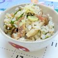 卯月のうさぎ２０１４'s cooksnap of when they made 簡単♬サーディンとキノコのご飯♡.
