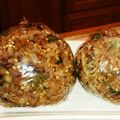 ダッフィーニーうに's cooksnap of when they made 大葉にんにく醤油おにぎりアレンジ.