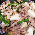 chirochan☆'s cooksnap of when they made さっぱり！豚肉と長芋の塩麹炒め.