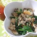 moruchama's cooksnap of when they made レンジ5分★にらと豆腐のピリ辛おかか和え.