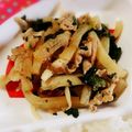 あちゃみん。's cooksnap of when they made 大根と豚肉のさっぱりポン酢炒め.