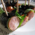 ちばたま's cooksnap of when they made 簡単可愛いぃ☆ソーセージの海苔しそ巻き.