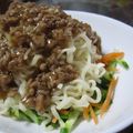 ちばたま's cooksnap of when they made めんつゆdeラーメンサラダ♪肉入り(^^.