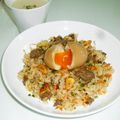 ちー（・＿・）'s cooksnap of when they made 牛肉のガーリックチャーハン～♪♪.